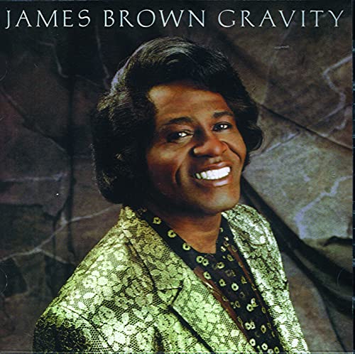 James Brown’s “Gravity” CD cover featuring a portrait of the artist.