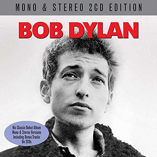 Bob Dylan album cover, black and white portrait, 2CD edition.