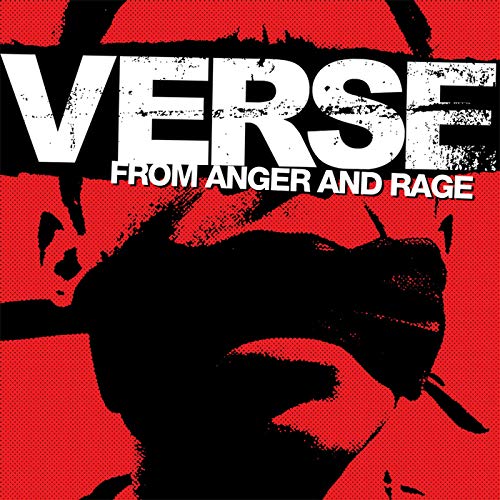 CD cover: "Verse - From Anger and Rage" with a distressed, graphic design.