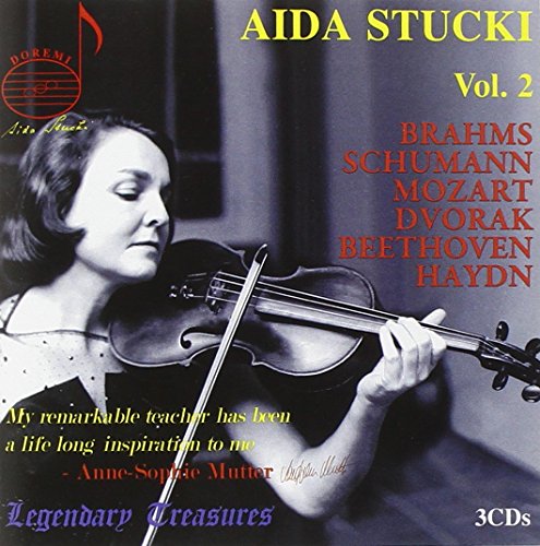 Aida Stucki Vol. 2 triple CD cover featuring a violinist.