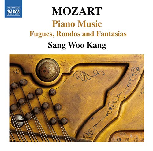 CD cover for Mozart piano music performed by Sang Woo Kang.