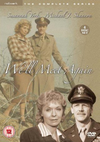 We'll Meet Again" DVD cover featuring two actors in wartime attire.