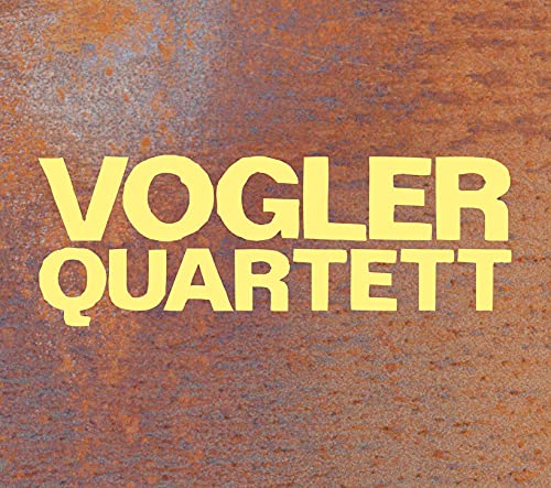 CD cover for Vogler Quartett with bold yellow text on a rust background.