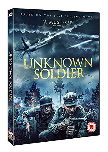DVD cover for “Unknown Soldier” depicting soldiers and a wartime airplane.