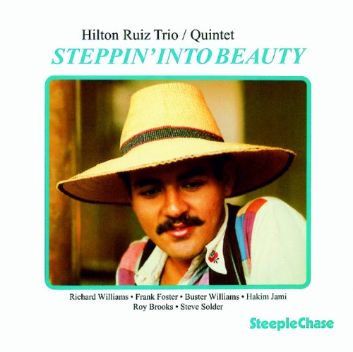 CD cover featuring a man in a straw hat, album title "Steppin' Into Beauty".