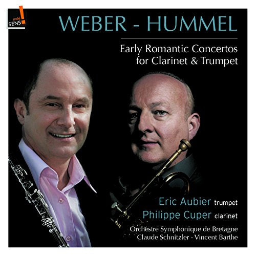 CD cover featuring portraits of two musicians with clarinet and trumpet.