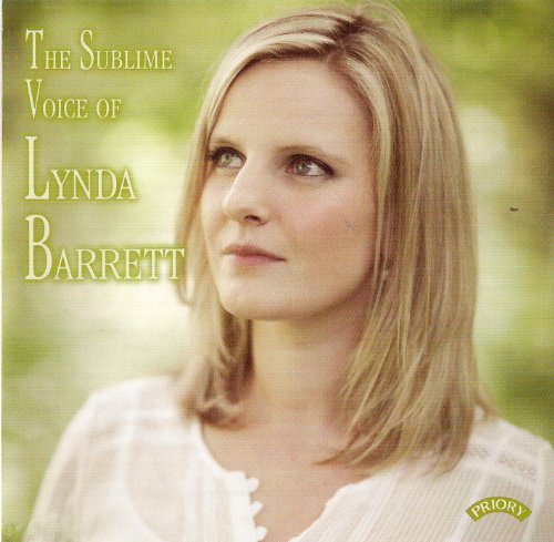 CD cover featuring a portrait of singer Lynda Barrett with light green background.