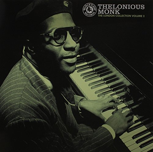 Thelonious Monk at a piano, album cover in sepia tones.