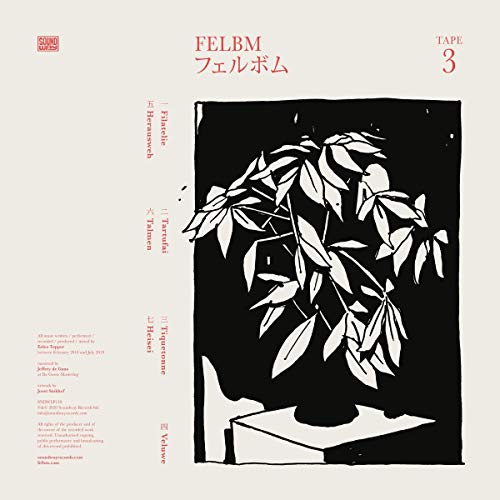 Felbm Tape 3 vinyl LP cover: black and white sketch of branches.