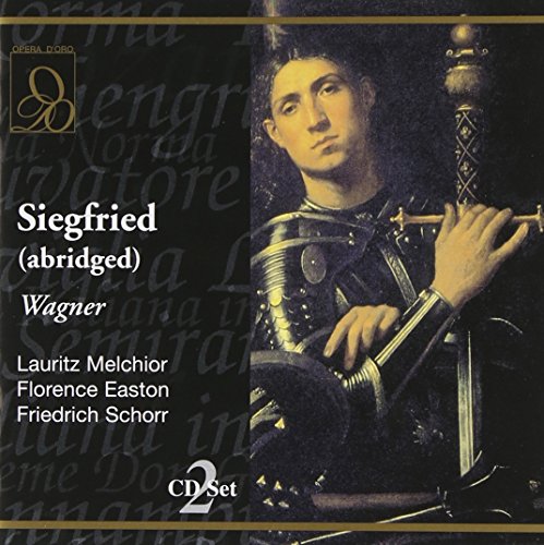 CD cover for Wagner’s “Siegfried” featuring a knight in armor.
