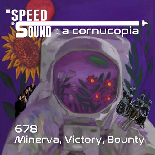 CD cover: astronaut helmet with flowers, sunflower, and figures.