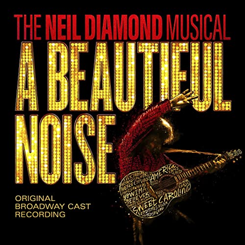 Album cover for A Beautiful Noise featuring marquee lights and a guitarist.