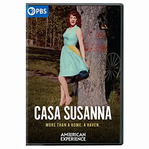 DVD cover for "Casa Susanna" featuring a woman in a blue dress.
