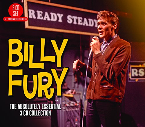 Billy Fury album cover featuring the singer with a microphone.