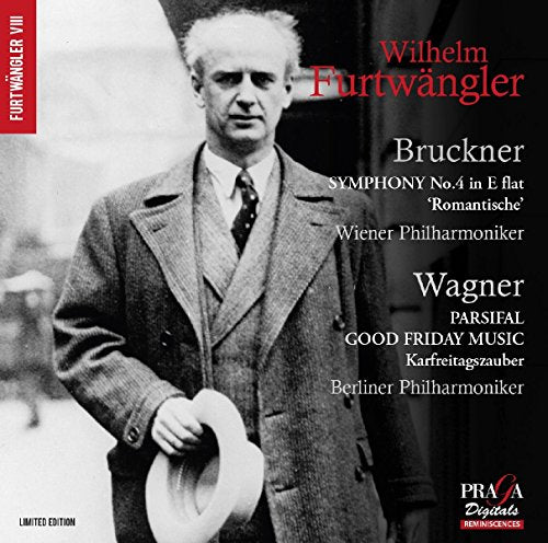 CD cover featuring a portrait of conductor Wilhelm Furtwängler.