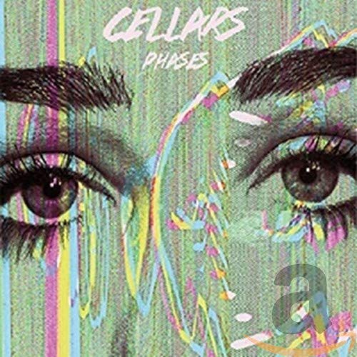 CD cover for Cellars' "Phases" featuring eyes with colorful streaks.