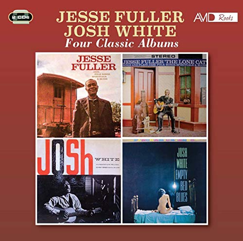 CD cover featuring four album covers by Jesse Fuller and Josh White.