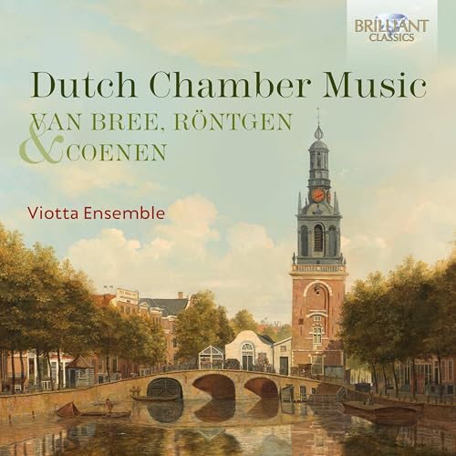 CD cover with a Dutch townscape featuring a church and canal.