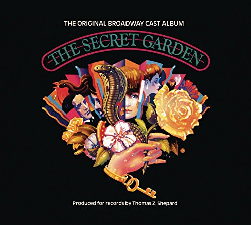 CD cover for “The Secret Garden” musical, featuring flowers, a snake, and faces.