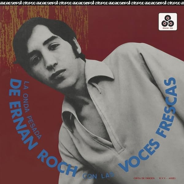 Vinyl record cover featuring a portrait of Ernan Roch against a red background.