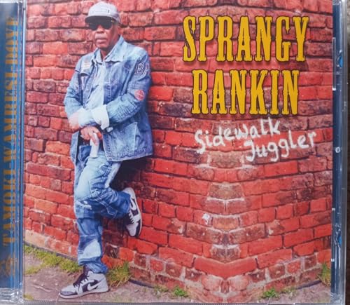 CD cover featuring Sprangy Rankin leaning against a red brick wall.