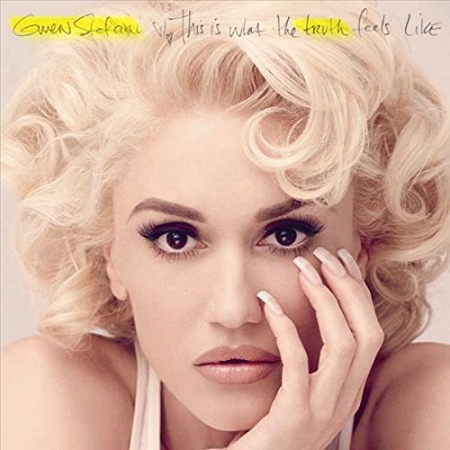 Gwen Stefani album cover featuring a close-up portrait with blonde, curly hair.