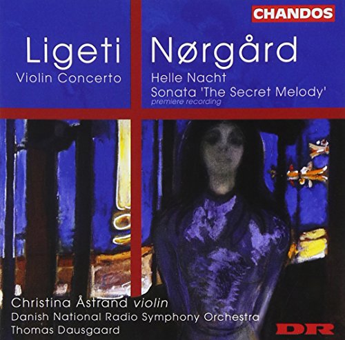 CD cover for Ligeti & Nørgård violin concertos, abstract art.