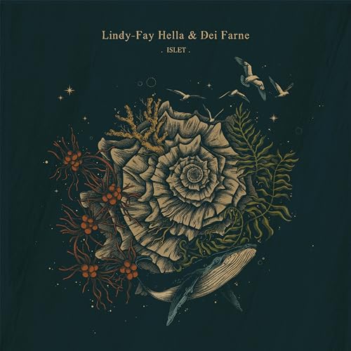 CD cover: dark teal background with illustrated coral, birds, and whale.