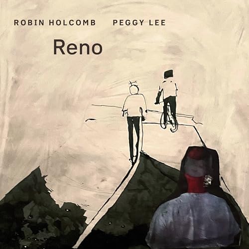 CD cover for “Reno” by Robin Holcomb and Peggy Lee, abstract art.