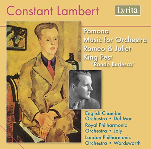CD cover featuring a painting of a seated man and a portrait.