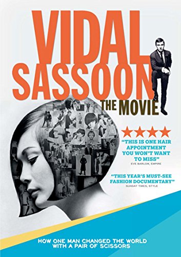DVD cover for "Vidal Sassoon The Movie" featuring portraits and text.