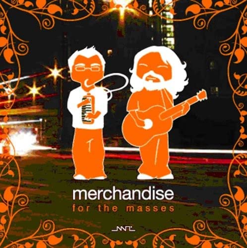 CD cover: orange figures with instruments against a blurred, dark cityscape.
