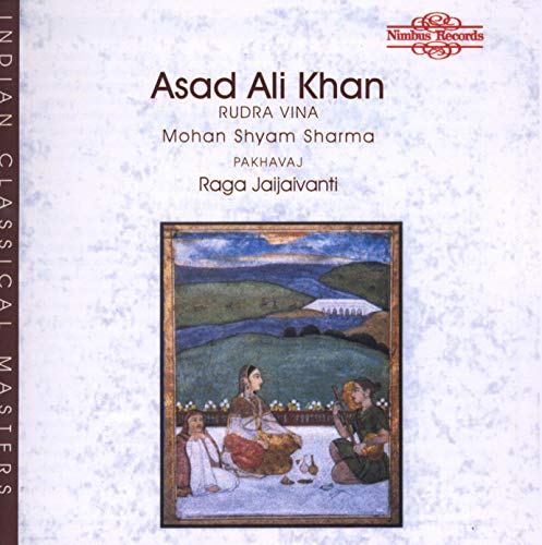 CD cover for Asad Ali Khanās āRaga Jaijaivantiā featuring a Mughal-style painting.
