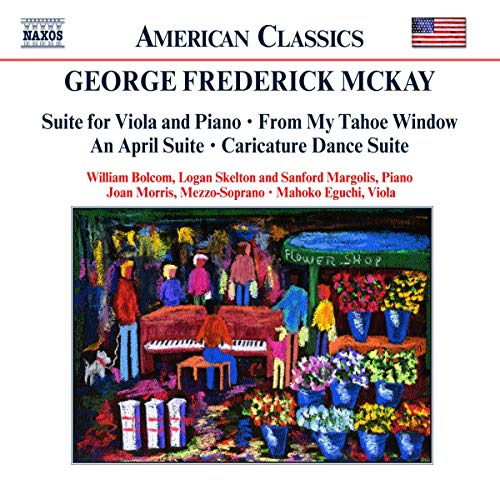 CD cover for "Mckaysuite For Viola And Piano" with colorful painting.