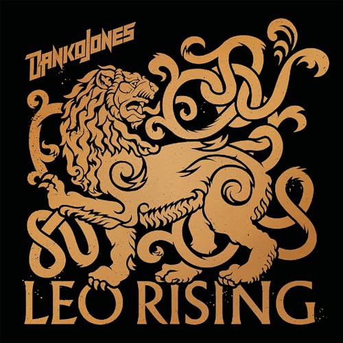 “Danko Jones - Leo Rising” CD cover with a lion and ornate design.