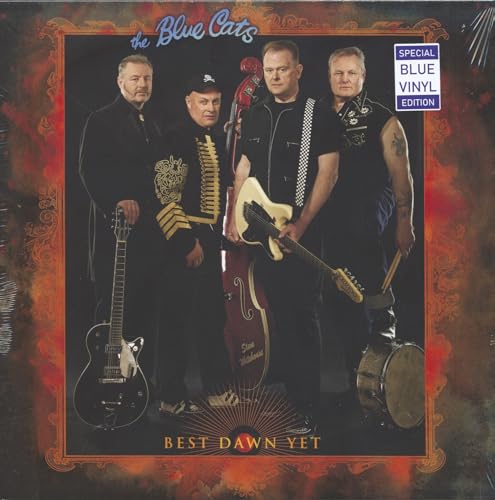 Album cover for The Blue Cats’ “Best Dawn Yet” featuring the band.