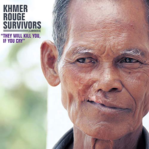 CD cover featuring a close-up portrait of an older Cambodian man.