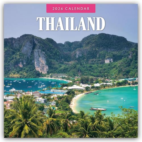 Thailand 2026 Square Wall Calendar