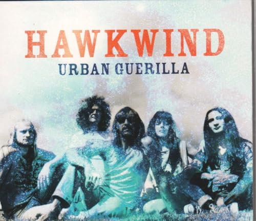 CD cover for "Urban Guerilla" featuring a band with long hair.