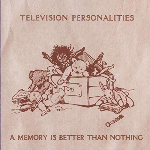 Vintage-style CD cover with illustration of toys spilling from a box.