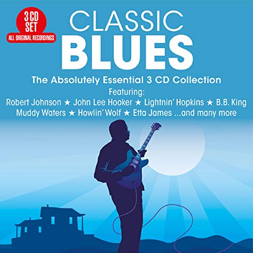 3CD set, “Classic Blues” cover with a silhouetted blues guitarist.