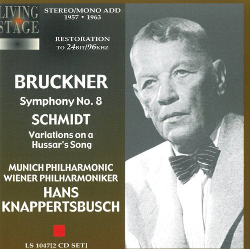 CD cover featuring black and white portrait of conductor Hans Knappertsbusch.