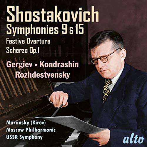 CD cover featuring composer Shostakovich and conductor Valery Gergiev.