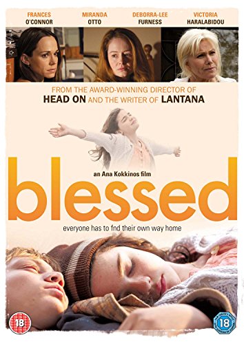 DVD cover for “Blessed” featuring four women and a young girl.