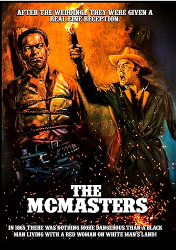 DVD cover for "The McMasters," a Western film with two men and guns.