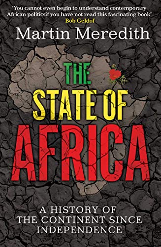 Book cover for The State of Africa by Martin Meredith featuring a cracked landscape.