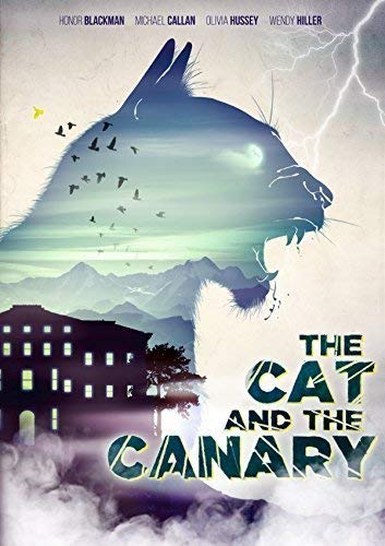 DVD cover for "The Cat and the Canary" featuring a cat silhouette.