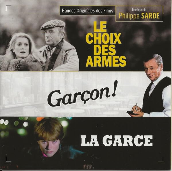 CD cover for "Le Choix Des Armes / Garçon!" featuring film stills.