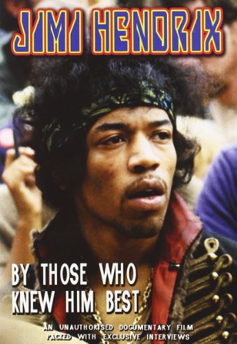 Jimi Hendrix portrait on DVD cover, with text "By Those Who Knew Him.