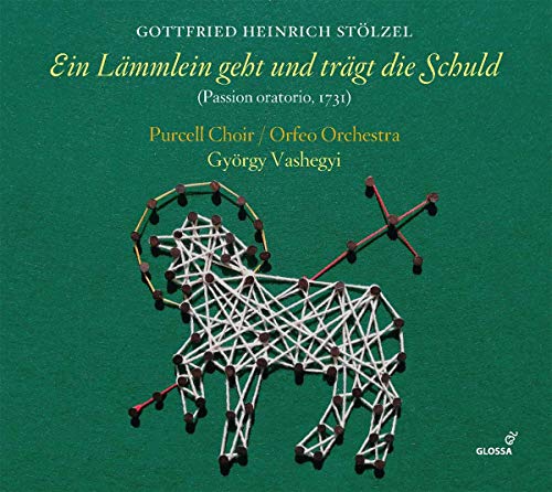 CD cover: abstract lamb figure made of sticks against a green background.
